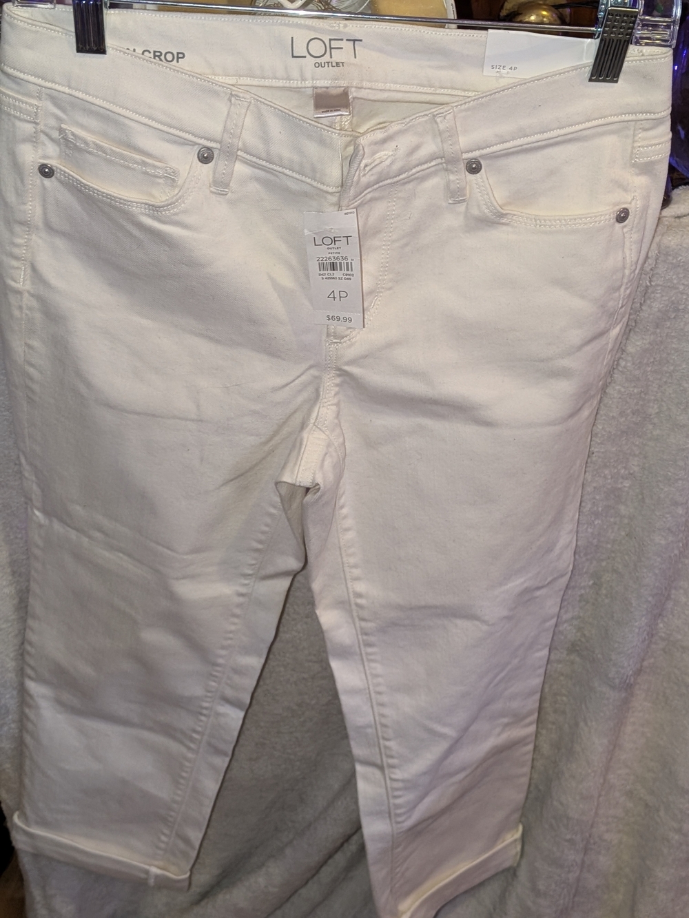 LOFT White Ankle Crop Women’s Jeans